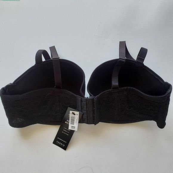 Torrid Push Up Multi-Way Lace Bra Size 38DD - Picture 2 of 5